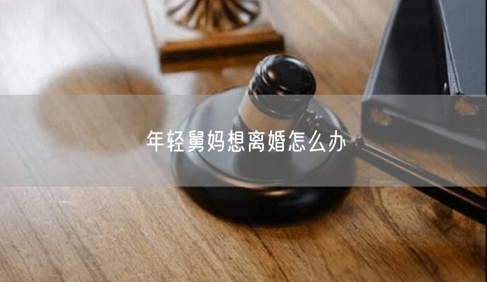年轻舅妈想离婚怎么办