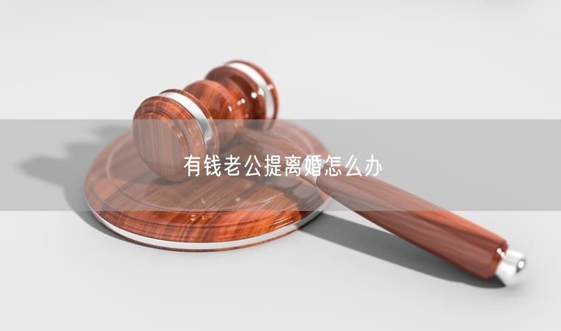 有钱老公提离婚怎么办