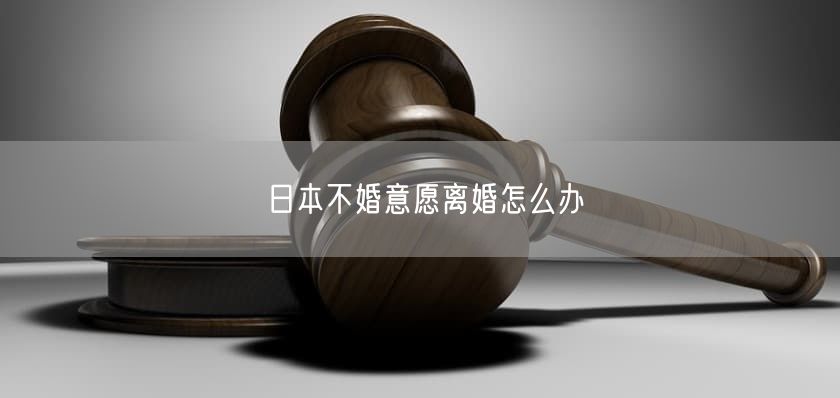 日本不婚意愿离婚怎么办